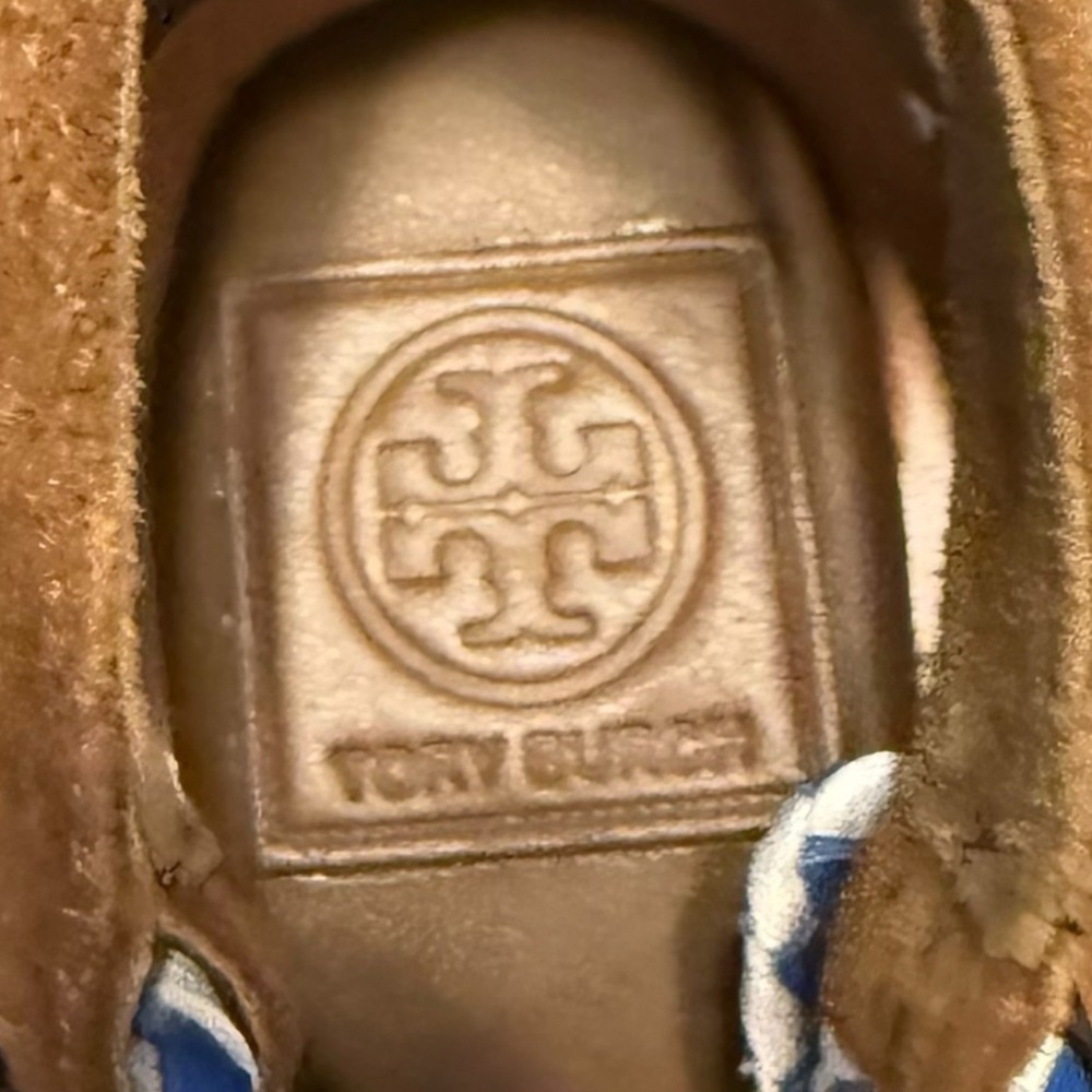 Tory Burch Brown Suede Platform Sandals - Picture 6 of 10